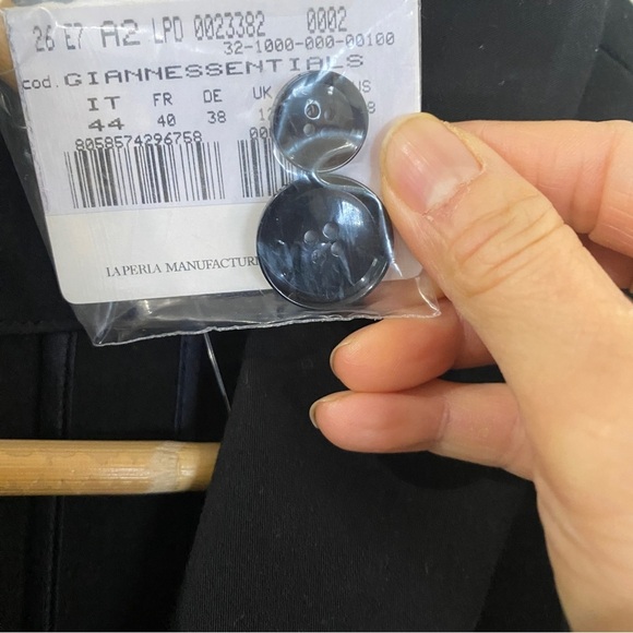 La Perla tailored black silk blend blazer Made in Italy - Picture 4 of 14